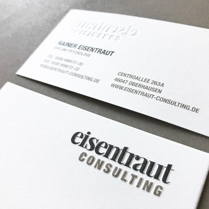 Entwurf und Umsetzung der Unternehmensdarstellung für "Eisentraut Consulting"