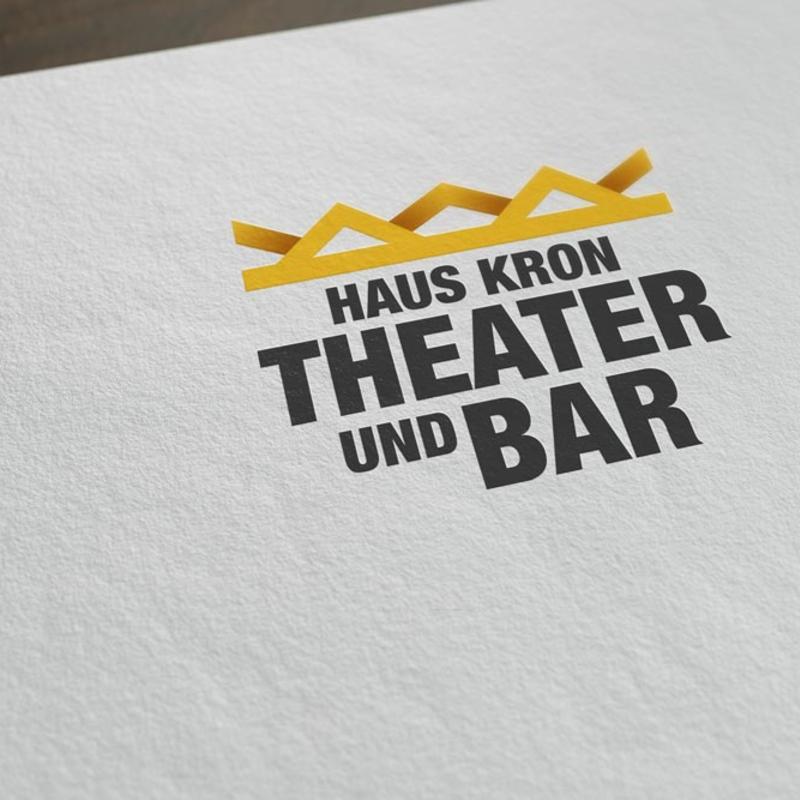 Entwurf und Umsetzung der Unternehmensdarstellung für "Haus Kron – Theater und Bar"